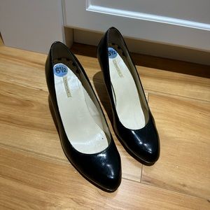 Black heels leather. Max studio in size 6.5